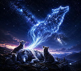 Ascending She-Wolf